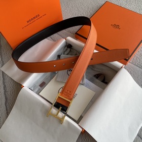 Hermes Оригинальный ремень Hermes, ширина 3,2 см, импортная кожа,