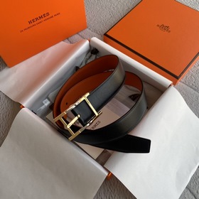 Hermes Оригинальный ремень Hermes, ширина 3,2 см, импортная кожа,