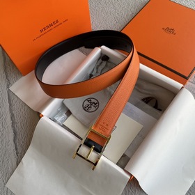 Hermes Оригинальный ремень Hermes, ширина 3,2 см, импортная кожа,
