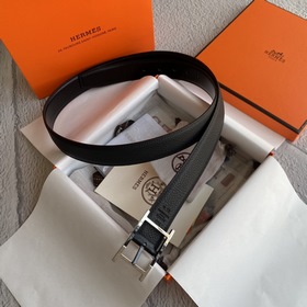 Hermes Оригинальный ремень Hermes, ширина 3,2 см, импортная кожа,