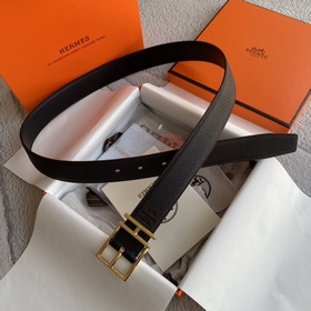 Hermes Оригинальный ремень Hermes, ширина 3,2 см, импортная кожа,