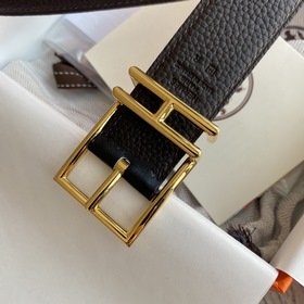 Hermes Оригинальный ремень Hermes, ширина 3,2 см, импортная кожа,