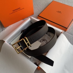 Hermes Оригинальный ремень Hermes, ширина 3,2 см, импортная кожа,