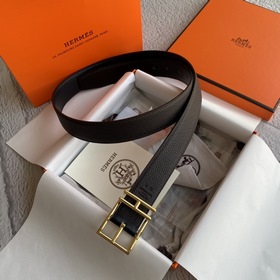 Hermes Оригинальный ремень Hermes, ширина 3,2 см, импортная кожа,