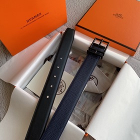 Hermes Оригинальный ремень Hermes, ширина 3,2 см, импортная кожа,
