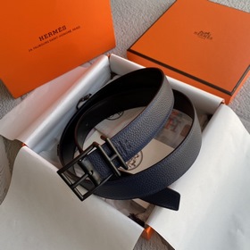 Hermes Оригинальный ремень Hermes, ширина 3,2 см, импортная кожа,