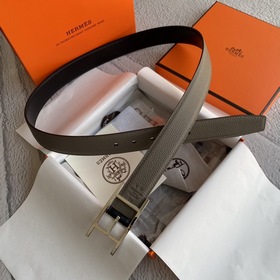 Hermes Оригинальный ремень Hermes, ширина 3,2 см, импортная кожа,