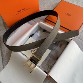Hermes Оригинальный ремень Hermes, ширина 3,2 см, импортная кожа,