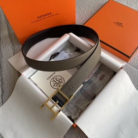 Hermes Оригинальный ремень Hermes, ширина 3,2 см, импортная кожа,