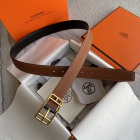 Hermes Оригинальный ремень Hermes, ширина 3,2 см, импортная кожа,