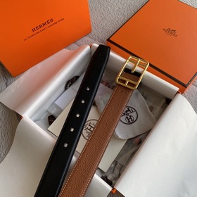 Hermes Оригинальный ремень Hermes, ширина 3,2 см, импортная кожа,