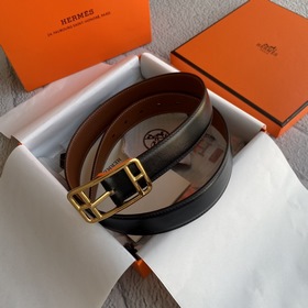 Hermes Оригинальный ремень Hermes, ширина 3,2 см, импортная кожа,