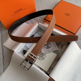 Hermes Оригинальный ремень Hermes, ширина 3,2 см, импортная кожа,
