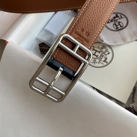 Hermes Оригинальный ремень Hermes, ширина 3,2 см, импортная кожа,