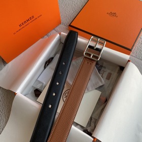 Hermes Оригинальный ремень Hermes, ширина 3,2 см, импортная кожа,