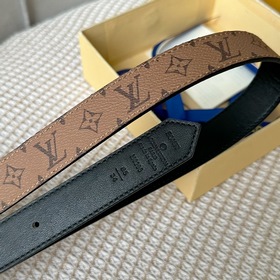 Lv pyrmide Truck L «OEiI Двусторонний пояс» Женский пояс Lv, шири