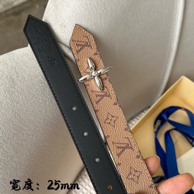 Lv pyrmide Truck L «OEiI Двусторонний пояс» Женский пояс Lv, шири