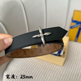 Lv pyrmide Truck L «OEiI Двусторонний пояс» Женский пояс Lv, шири
