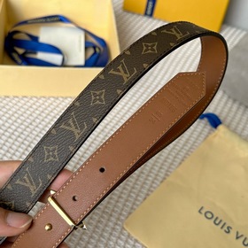 Lv pyrmide Truck L «OEiI Двусторонний пояс» Женский пояс Lv, шири