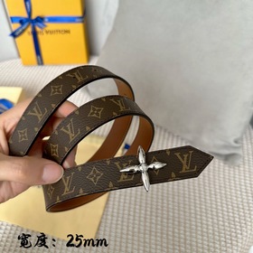 Lv pyrmide Truck L «OEiI Двусторонний пояс» Женский пояс Lv, шири