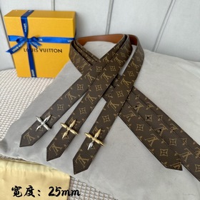 Lv pyrmide Truck L «OEiI Двусторонний пояс» Женский пояс Lv, шири