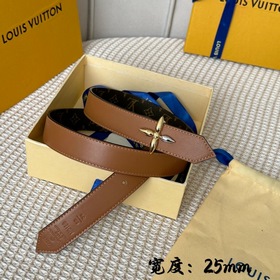 Lv pyrmide Truck L «OEiI Двусторонний пояс» Женский пояс Lv, шири