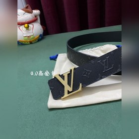 LV Louis Vuitton официальный сайт 4,0 ширина (не 3,8) тиснение ко
