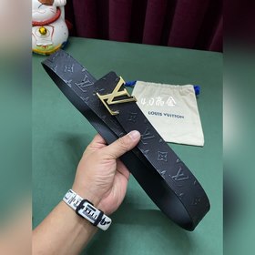 LV Louis Vuitton официальный сайт 4,0 ширина (не 3,8) тиснение ко