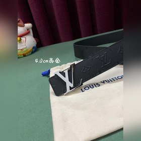 LV Louis Vuitton официальный сайт 4,0 ширина (не 3,8) тиснение ко