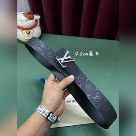 LV Louis Vuitton официальный сайт 4,0 ширина (не 3,8) тиснение ко