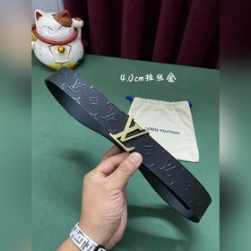 LV Louis Vuitton официальный сайт 4,0 ширина (не 3,8) тиснение ко