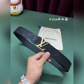 LV Louis Vuitton официальный сайт 4,0 ширина (не 3,8) тиснение ко