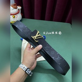 LV Louis Vuitton официальный сайт 4,0 ширина (не 3,8) тиснение ко