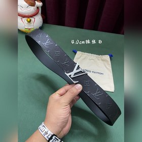 LV Louis Vuitton официальный сайт 4,0 ширина (не 3,8) тиснение ко
