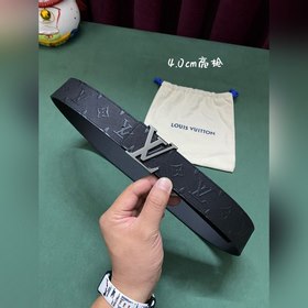 LV Louis Vuitton официальный сайт 4,0 ширина (не 3,8) тиснение ко