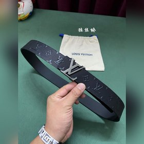 LV Louis Vuitton официальный сайт 4,0 ширина (не 3,8) тиснение ко