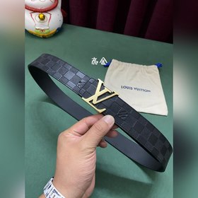 LV Louis Vuitton официальный сайт 4,0 ширина (не 3,8) тисненная к