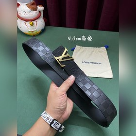 LV Louis Vuitton официальный сайт 4,0 ширина (не 3,8) тисненная к