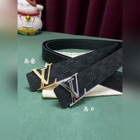 LV Louis Vuitton официальный сайт 4,0 ширина (не 3,8) тисненная к