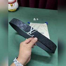 LV Louis Vuitton официальный сайт 4,0 ширина (не 3,8) тисненная к