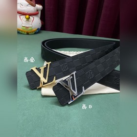 LV Louis Vuitton официальный сайт 4,0 ширина (не 3,8) тисненная к