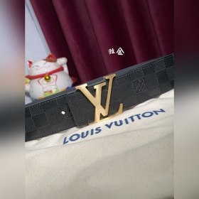 LV Louis Vuitton официальный сайт 4,0 ширина (не 3,8) тисненная к