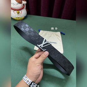 LV Louis Vuitton официальный сайт 4,0 ширина (не 3,8) тисненная к