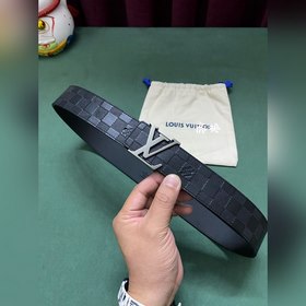 LV Louis Vuitton официальный сайт 4,0 ширина (не 3,8) тисненная к