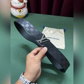 LV Louis Vuitton официальный сайт 4,0 ширина (не 3,8) тисненная к