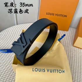 Серия Lv S-Lock, ширина 3,5 см, изящная пряжка с буквами, с логот