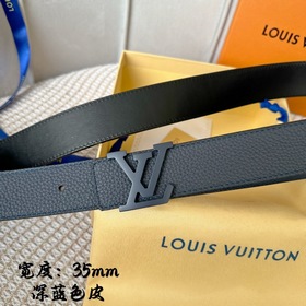 Серия Lv S-Lock, ширина 3,5 см, изящная пряжка с буквами, с логот