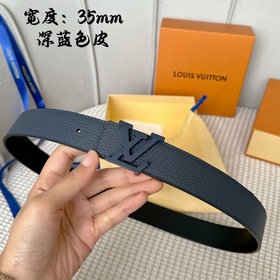 Серия Lv S-Lock, ширина 3,5 см, изящная пряжка с буквами, с логот