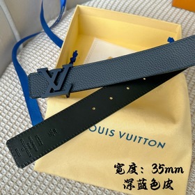 Серия Lv S-Lock, ширина 3,5 см, изящная пряжка с буквами, с логот