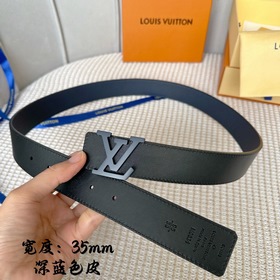 Серия Lv S-Lock, ширина 3,5 см, изящная пряжка с буквами, с логот